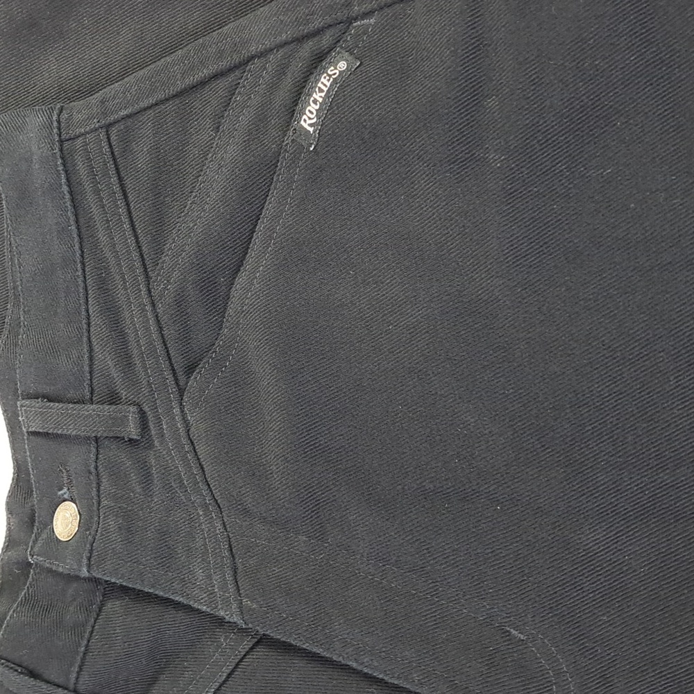 Rockies OCR Orginal Classic Rise Western Black Jeans Size 32/13 Waist 29"